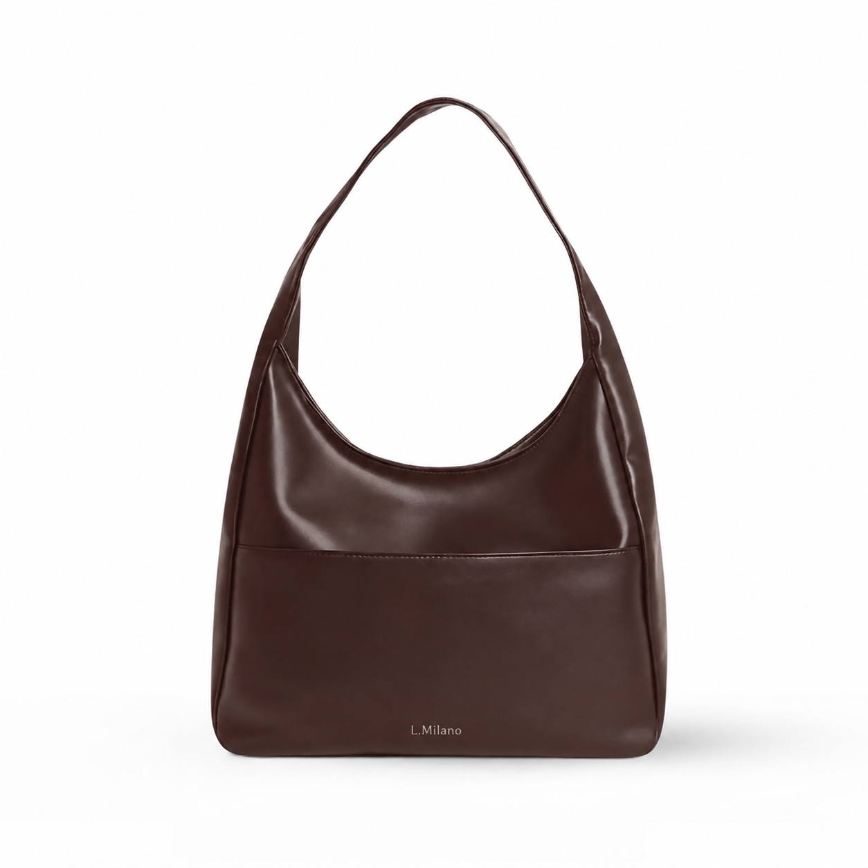 Bolso Milano en marrón chocolate, de estudio