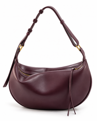 Bolso media luna para mujer de piel sintética con asa regulable – Torino